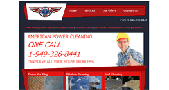 Desktop Screenshot of orange-county-power-clean.com